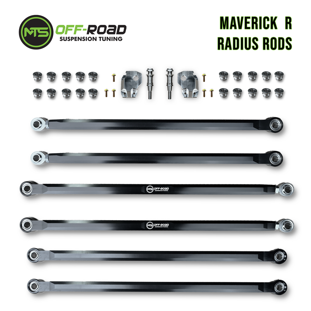 MTS Off-Road Can-Am Maverick R Radius Rods-Radius Rods-MTS Off-Road-Black Market UTV