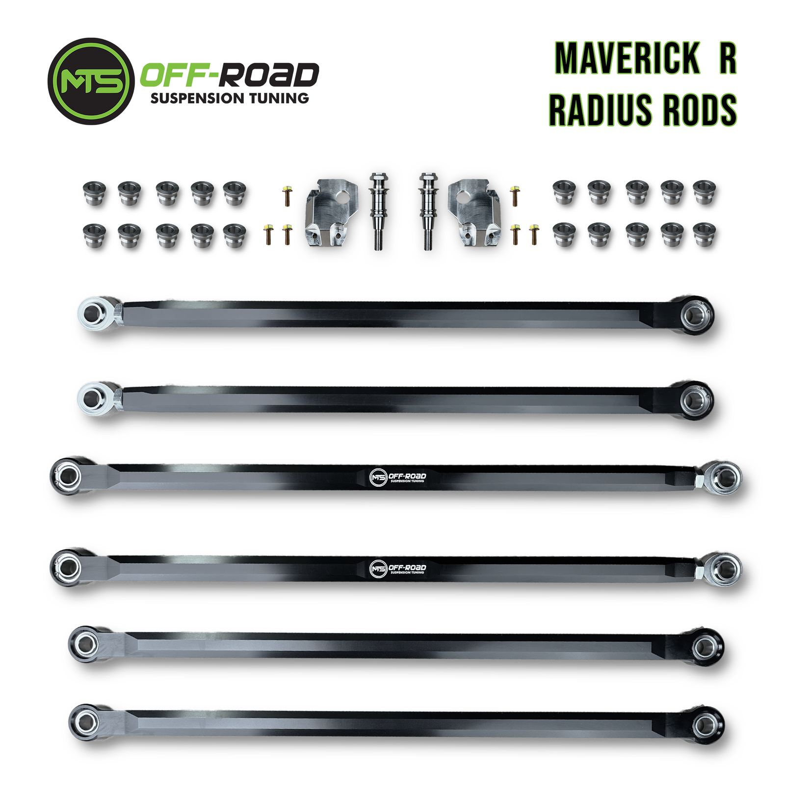 MTS Off-Road Can-Am Maverick R Radius Rods-Radius Rods-MTS Off-Road-Black Market UTV
