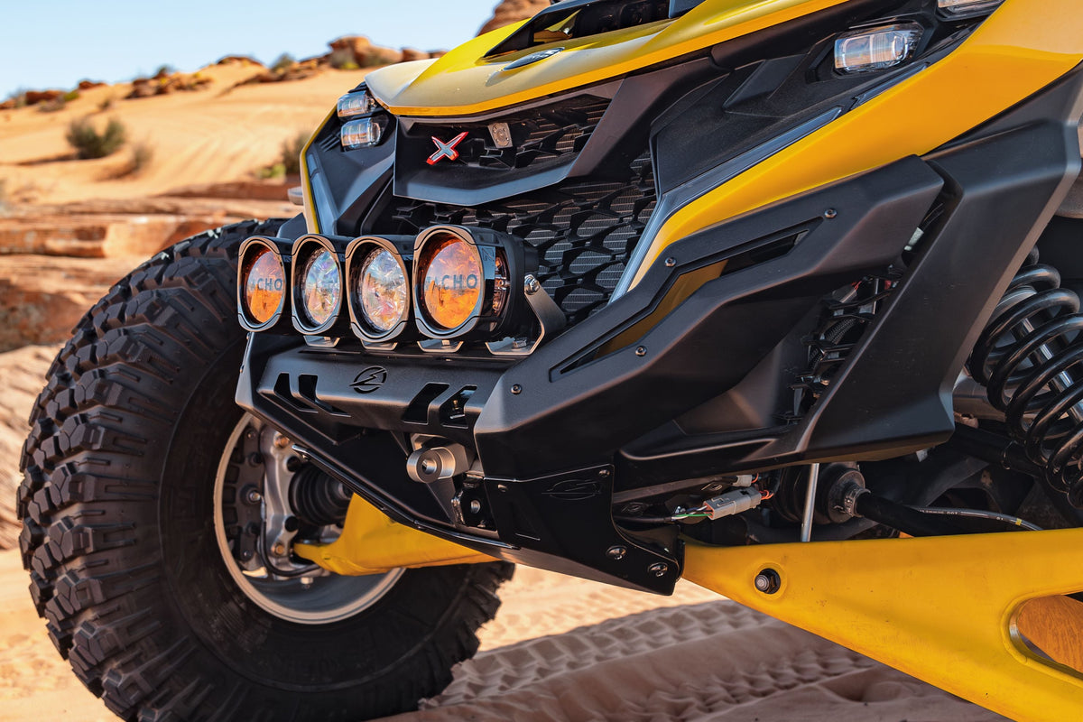 2024 to Current Maverick R Volt Front Winch Bumper-WINCH BUMPER-Elektric Offroad Design-Black Market UTV