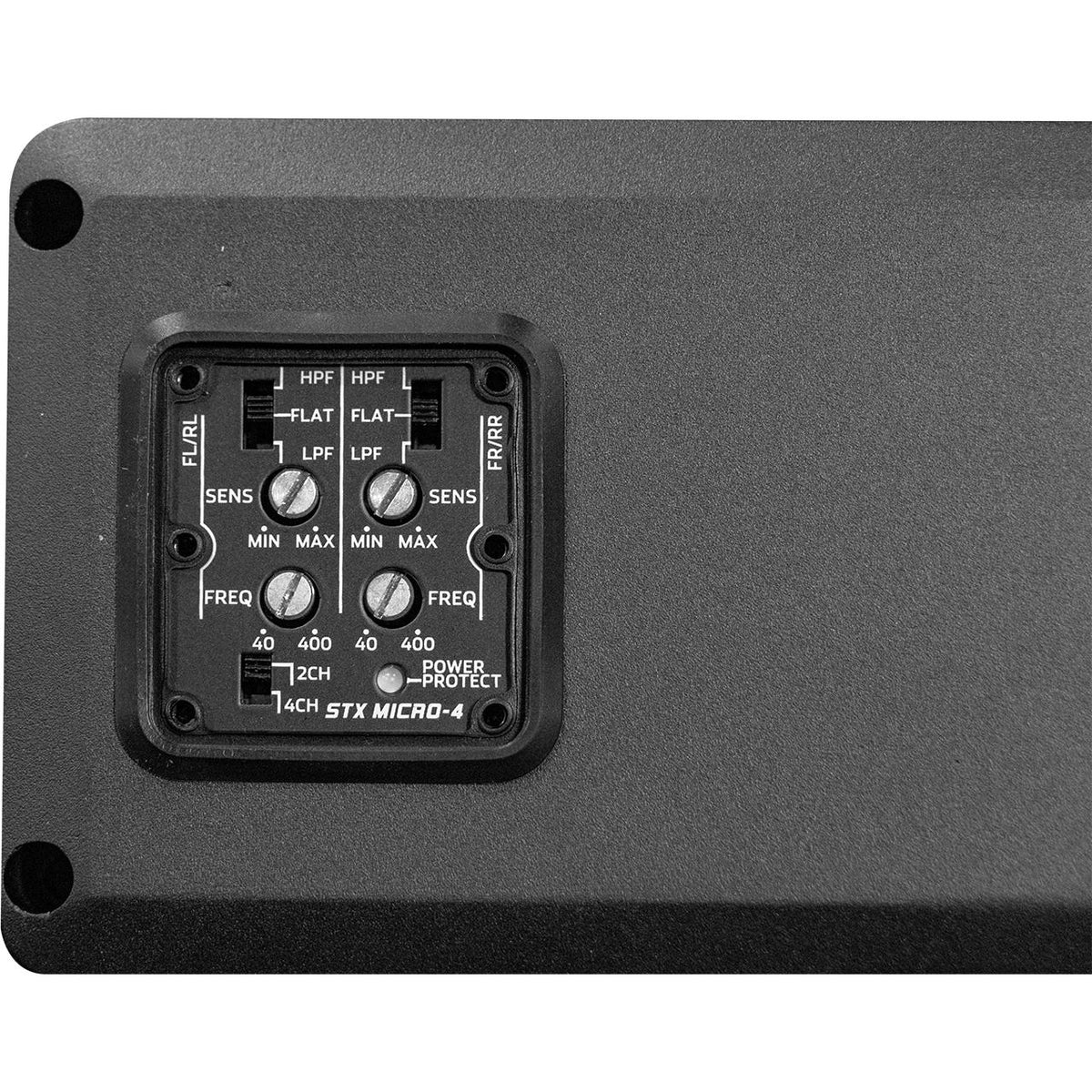 STX MICRO-4 | Wet Sounds Compact Chassis Class-D 4-Ch Marine Amplifier-Audio-Wetsounds-Black Market UTV