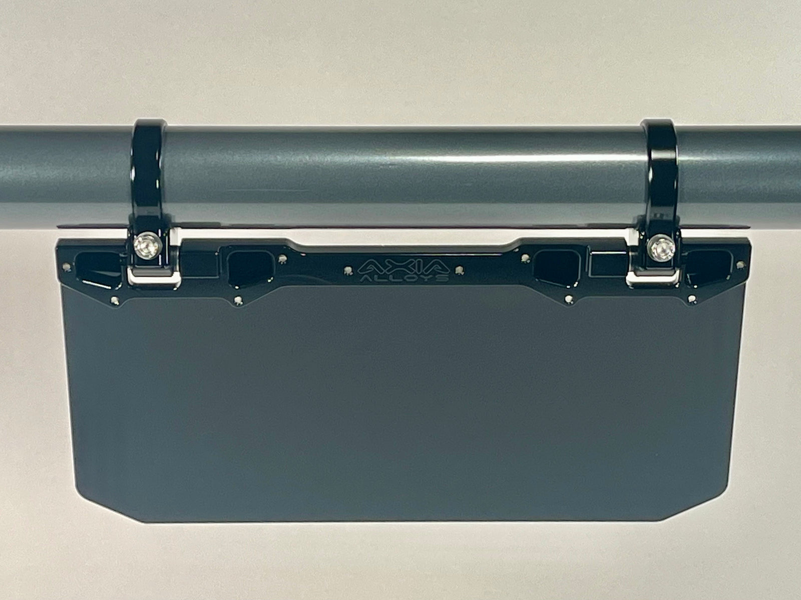 12" x 6" Narrow Mount Sun Visor - Dark Tinted Shield - Axia Alloys