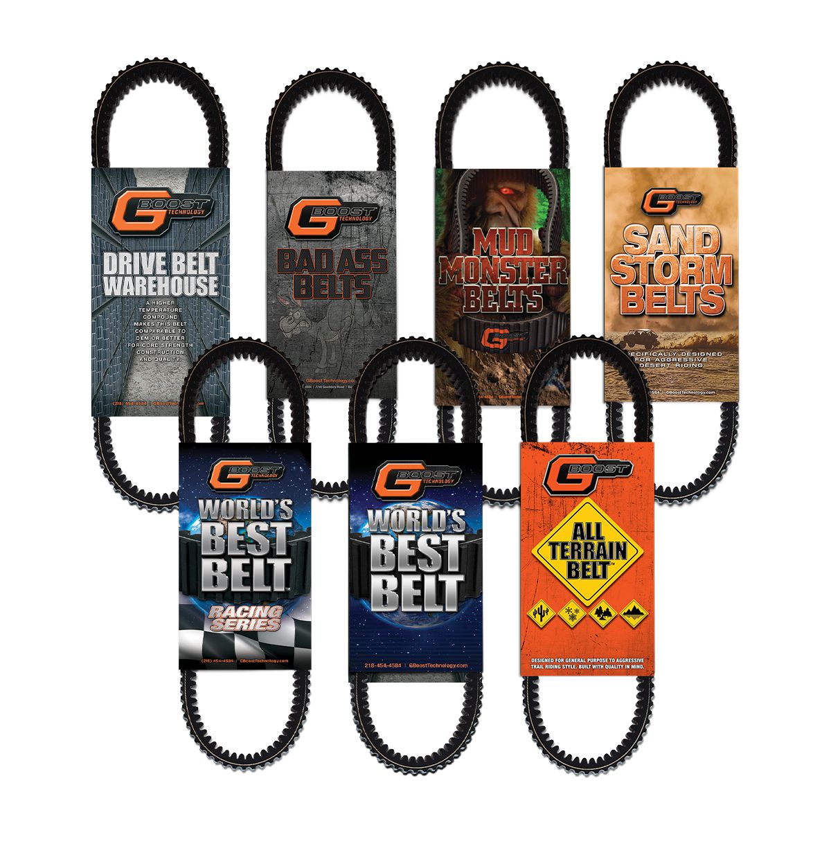 383 / 652RS Series- Drive Belts – Can Am-Drive Belt-GBoost-World&#39;s Best Race Series Belt-Black Market UTV