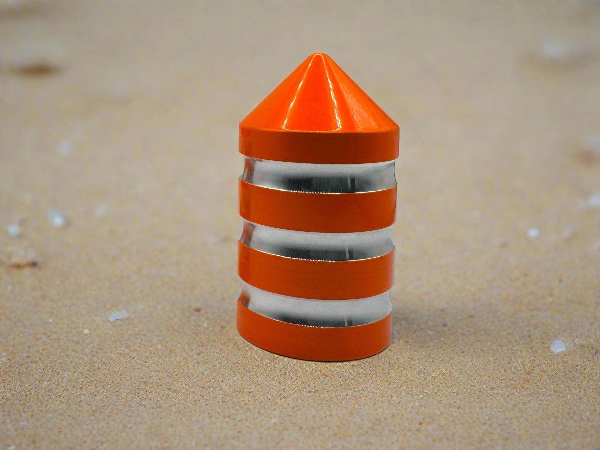 Billet Magnet Base Caps by Marshin Whips-whip accessories-Marshin Whips-Single-STRIKER ORANGE-Black Market UTV