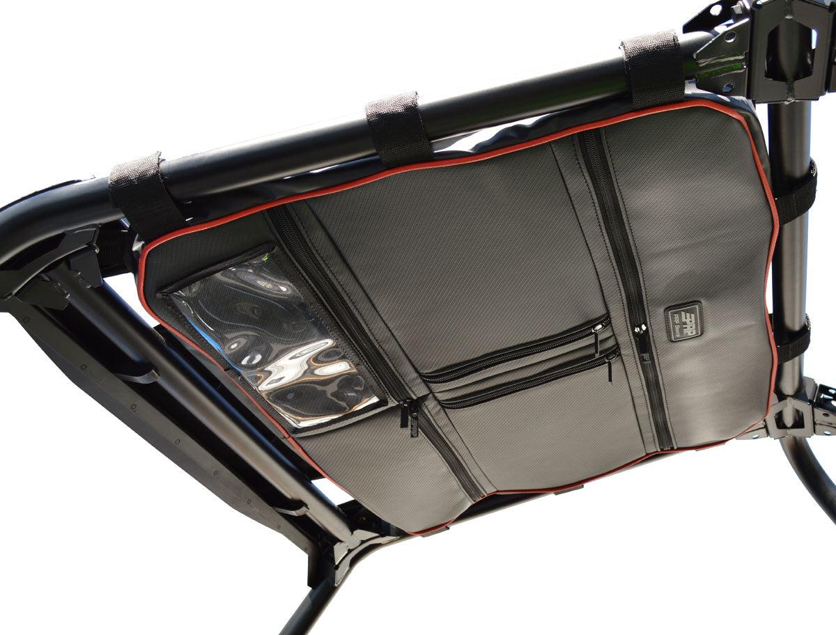 RZR 1000 OVERHEAD STORAGE BAG-storage bag-PRP Seats-214-Carbon Fiber Red Vinyl-Black Market UTV