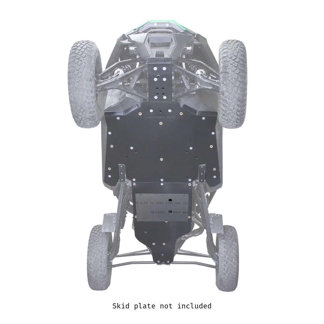Polaris RZR Pro R X-Brace for UHMW Skid Plate-X-Brace-Factory UTV-Black Market UTV