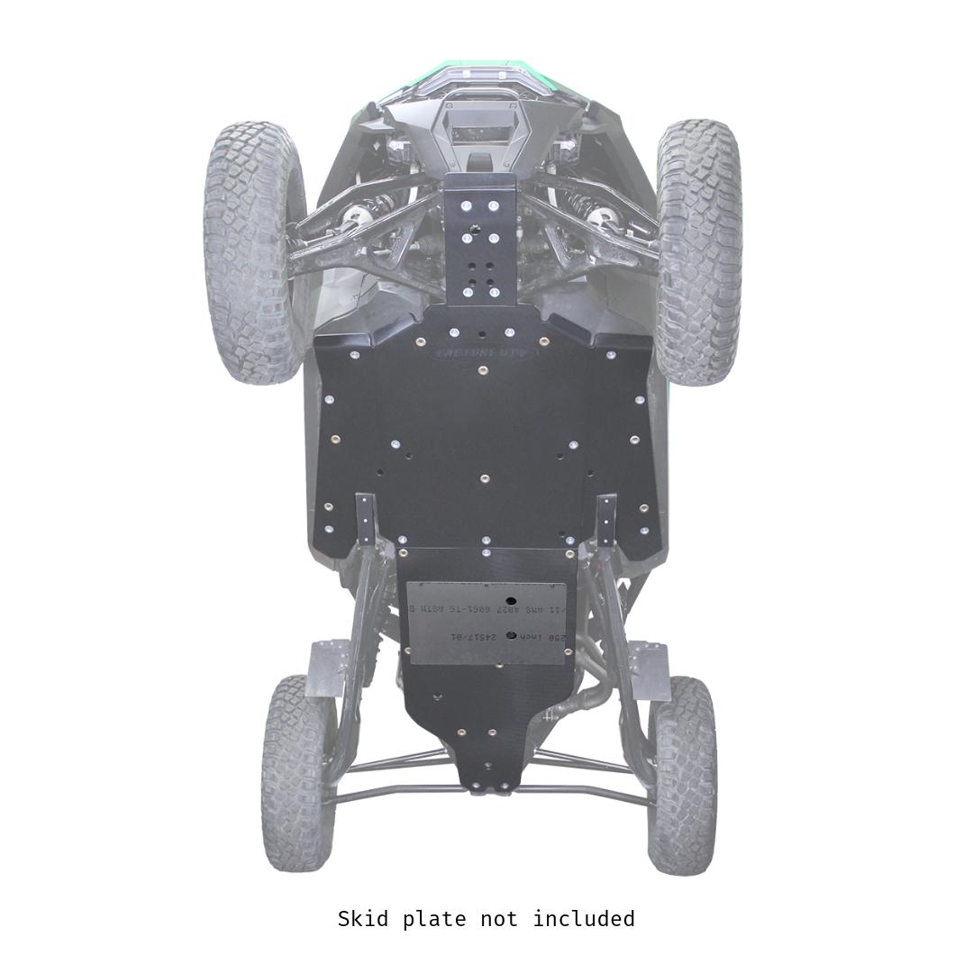 Polaris RZR Pro R X-Brace for UHMW Skid Plate-X-Brace-Factory UTV-Black Market UTV