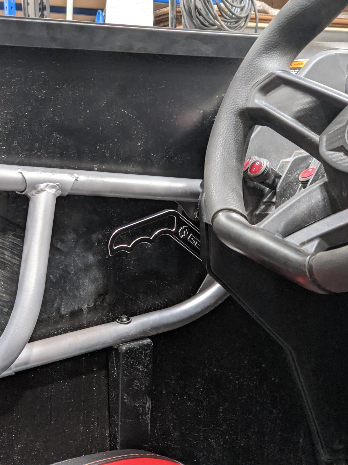 CAN AM X3 BILLET DOOR HANDLES-Geiser Performance-BLACK ANO-Black Market UTV