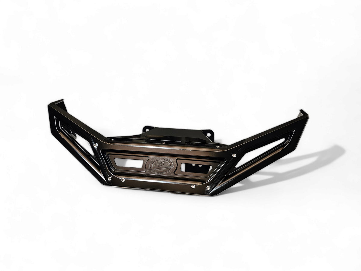 2022-2024 Polaris RZR Pro R/ Turbo R Machined Billet Front Winch Bumper (Black Hard Anodize)-WINCH BUMPER-Elektric Offroad Design-Black Market UTV