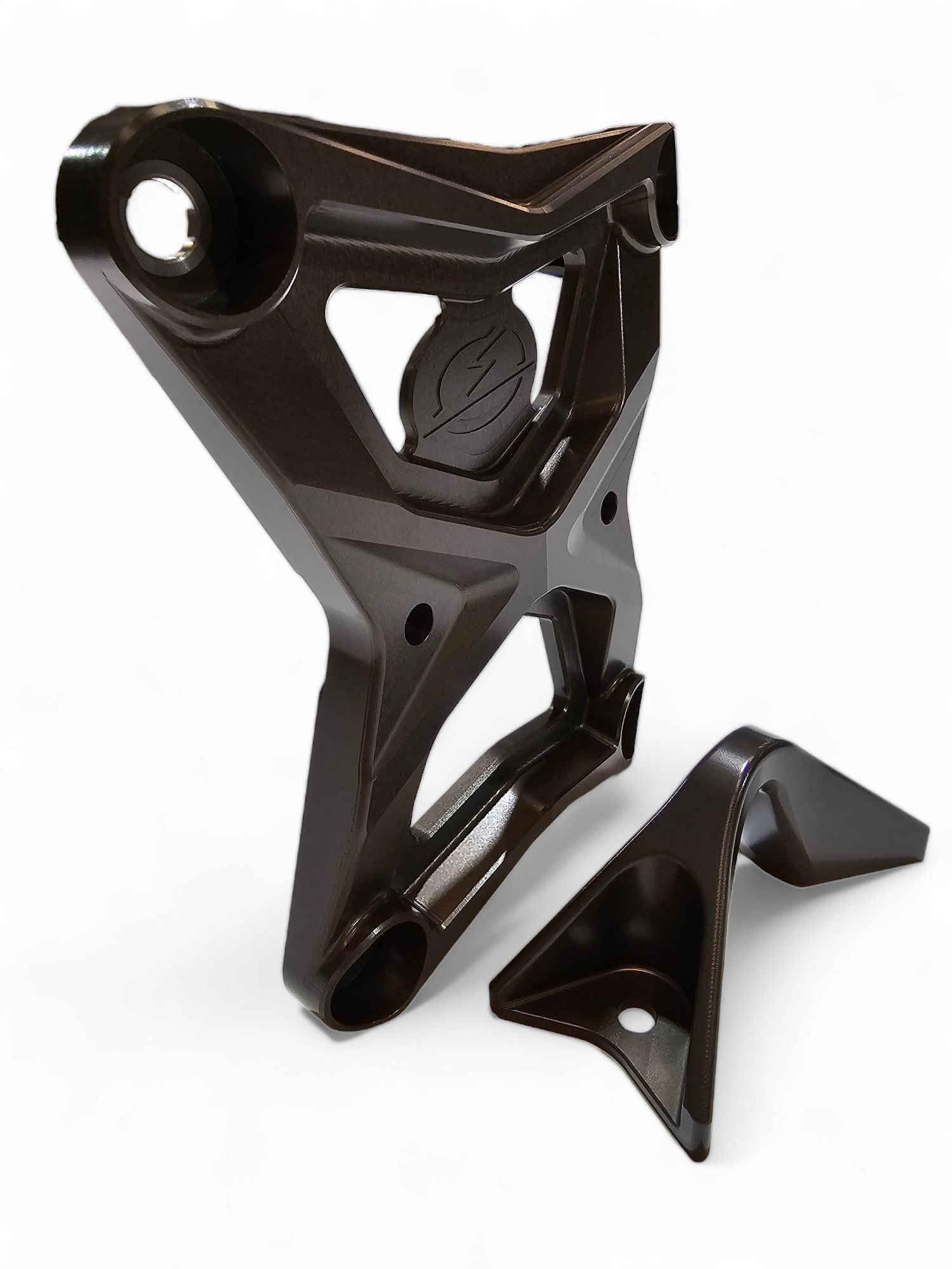 2020-2024 Polaris RZR Pro XP Radius Rod Plate with Tow Hook Gunmetal-Radius Rod Plate-Elektric Offroad Design-Black Market UTV