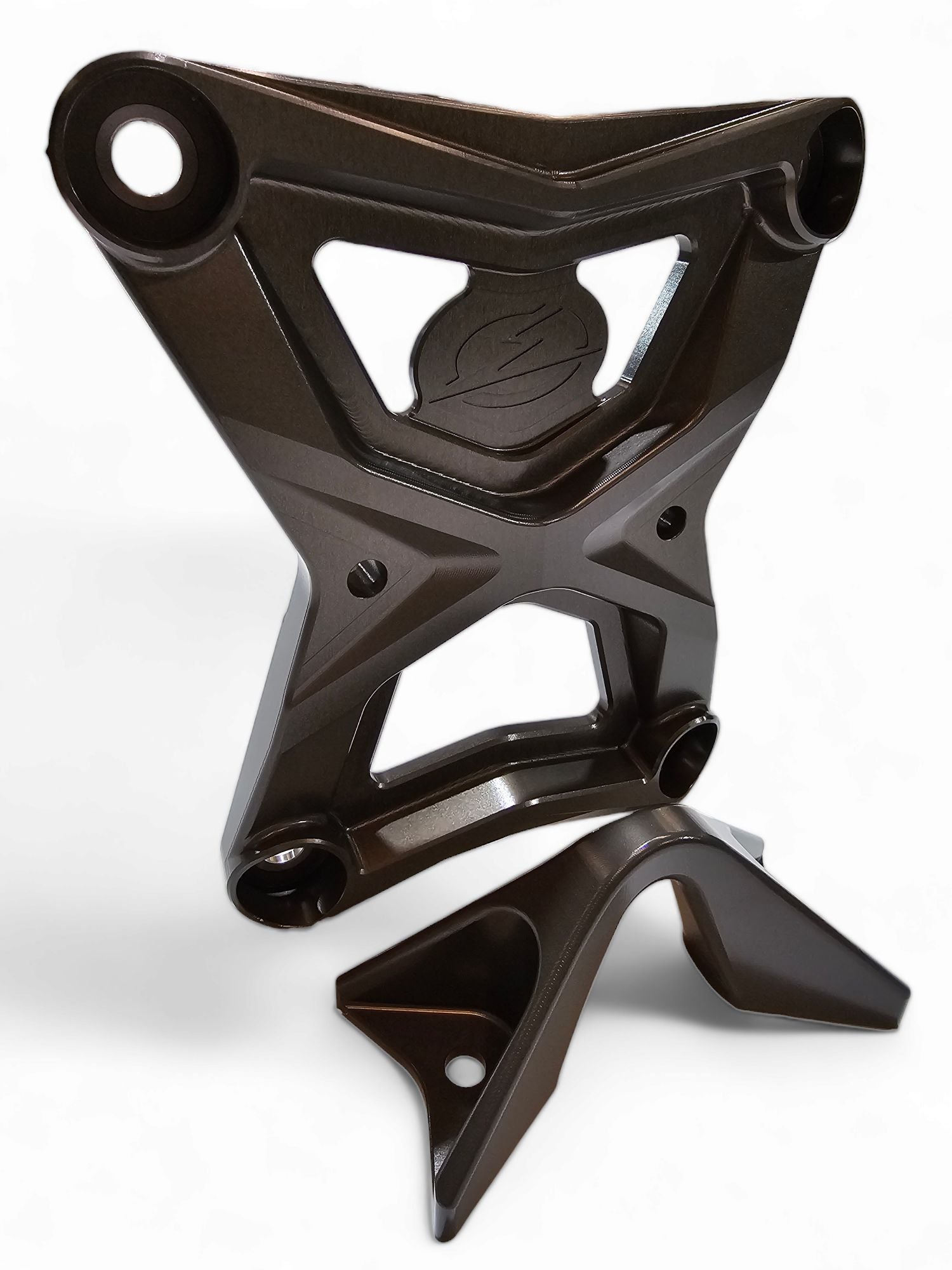 2020-2024 Polaris RZR Pro XP Radius Rod Plate with Tow Hook Gunmetal-Radius Rod Plate-Elektric Offroad Design-Black Market UTV