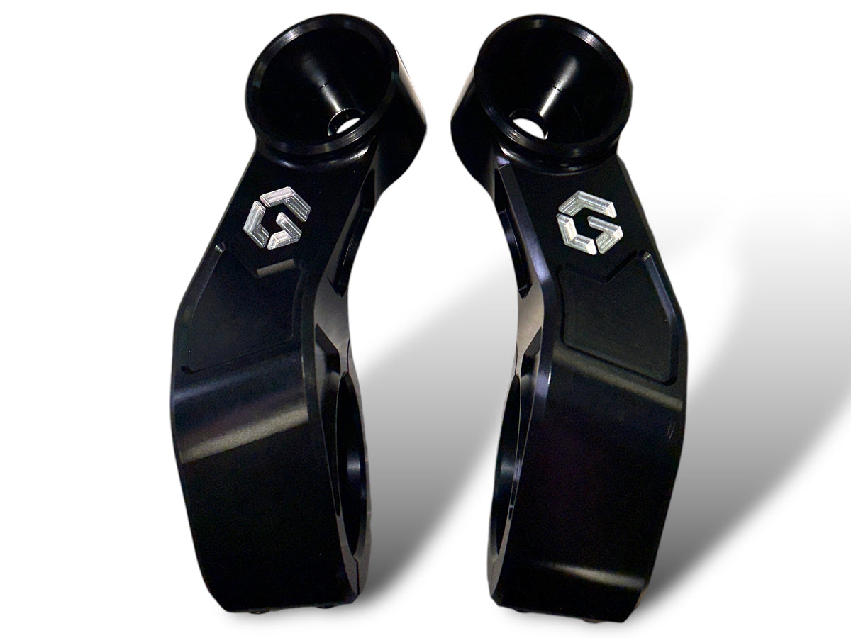 CAN AM MAVERICK R REAR BUMPER/TIRE CARRIER BILLET CLAMP-BUMPER-Geiser Performance-Black Market UTV