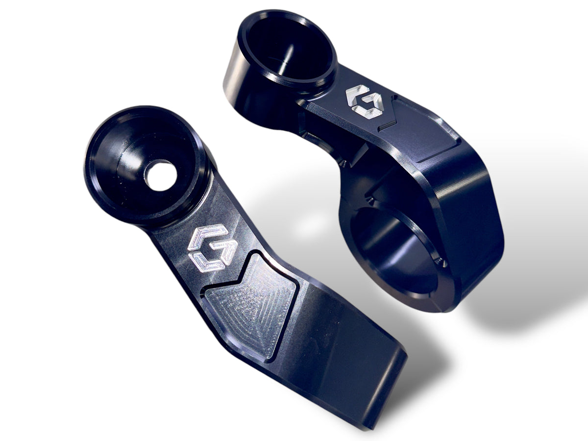 CAN AM MAVERICK R REAR BUMPER/TIRE CARRIER BILLET CLAMP-BUMPER-Geiser Performance-Black Market UTV