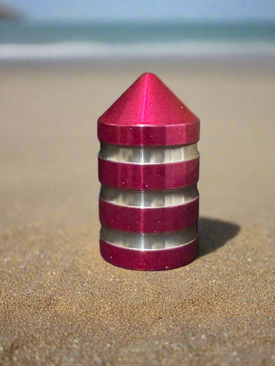 Billet Magnet Base Caps by Marshin Whips-whip accessories-Marshin Whips-Single-MALIBU BARBIE-Black Market UTV