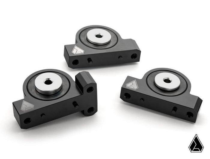 Billet Motor Mount Kit (Fits: Polaris RZR XP Turbo; Turbo S; RS1; Pro XP; Turbo R)-Motor Mount-Assault Industries-Black Market UTV