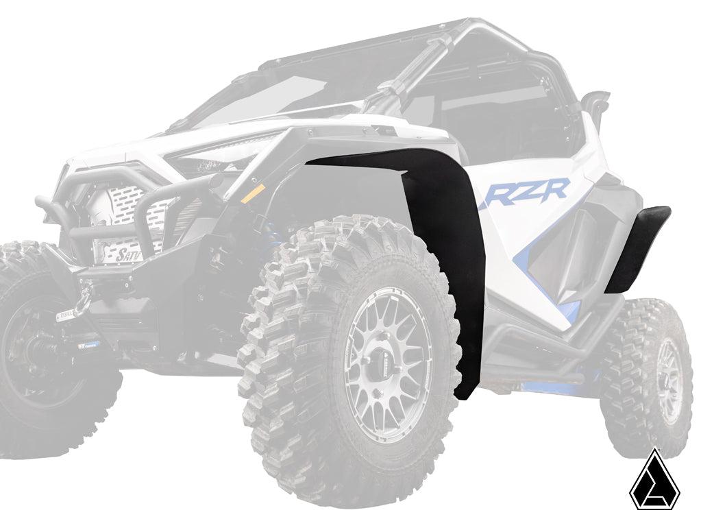 LOW-PROFILE FENDER FLARES (FITS POLARIS RZR PRO XP, TURBO R, PRO R) - ASSAULT INDUSTRIES-Assault Industries-Black Market UTV