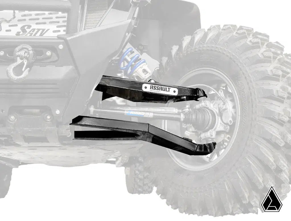 ASSAULT INDUSTRIES HIGH-CLEARANCE 1.5" FORWARD OFFSET BOXED A-ARMS-A-Arms-Assault Industries-No Ball Joints-Black Market UTV