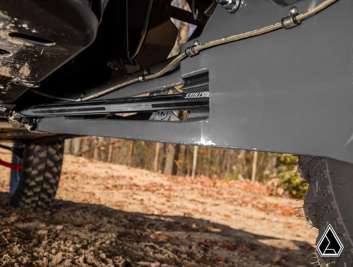 Assault Industries High-Clearance Billet Radius Arms (fits: Can-Am Maverick R)-Radius Rod Plate-Assault Industries-Radius Arms Only-Black Market UTV