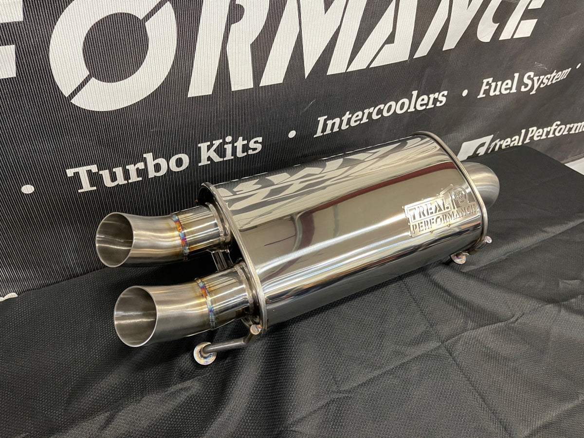Treal Performance | 2020-2025 Polaris RZR ProXP &quot;Slip On&quot; Exhaust System-Exhaust-Treal Performance B2B-Dual Tip-Black Market UTV