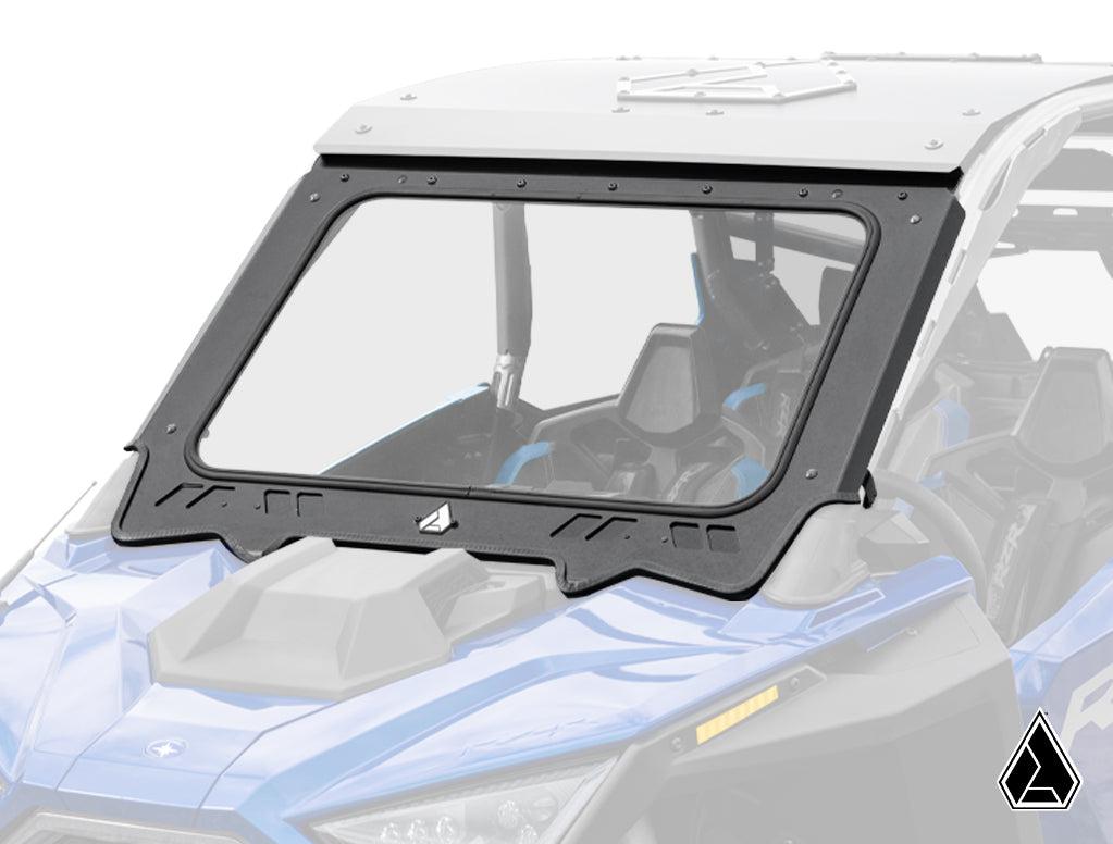 GLASS WINDSHIELD (FITS: POLARIS RZR PRO R) - ASSAULT INDUSTRIES-Windshield-Assault Industries-No Wiper-Black Market UTV