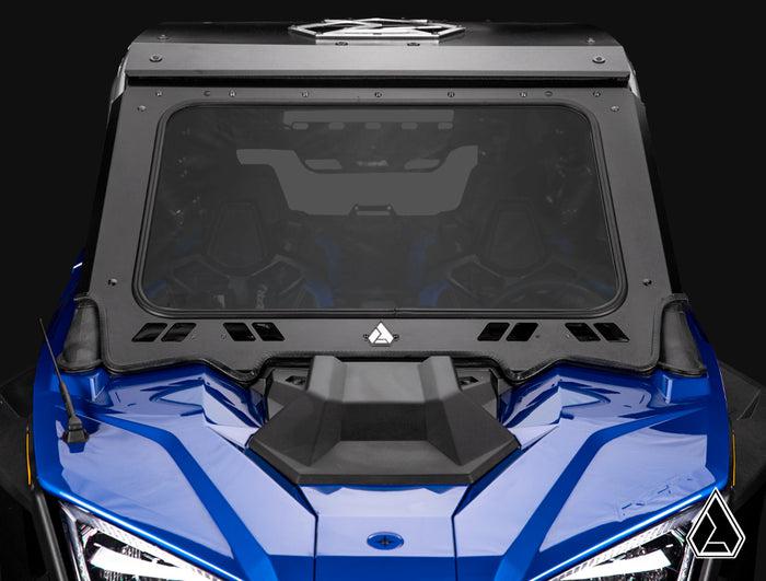 GLASS WINDSHIELD (FITS: POLARIS RZR PRO R) - ASSAULT INDUSTRIES-Windshield-Assault Industries-No Wiper-Black Market UTV