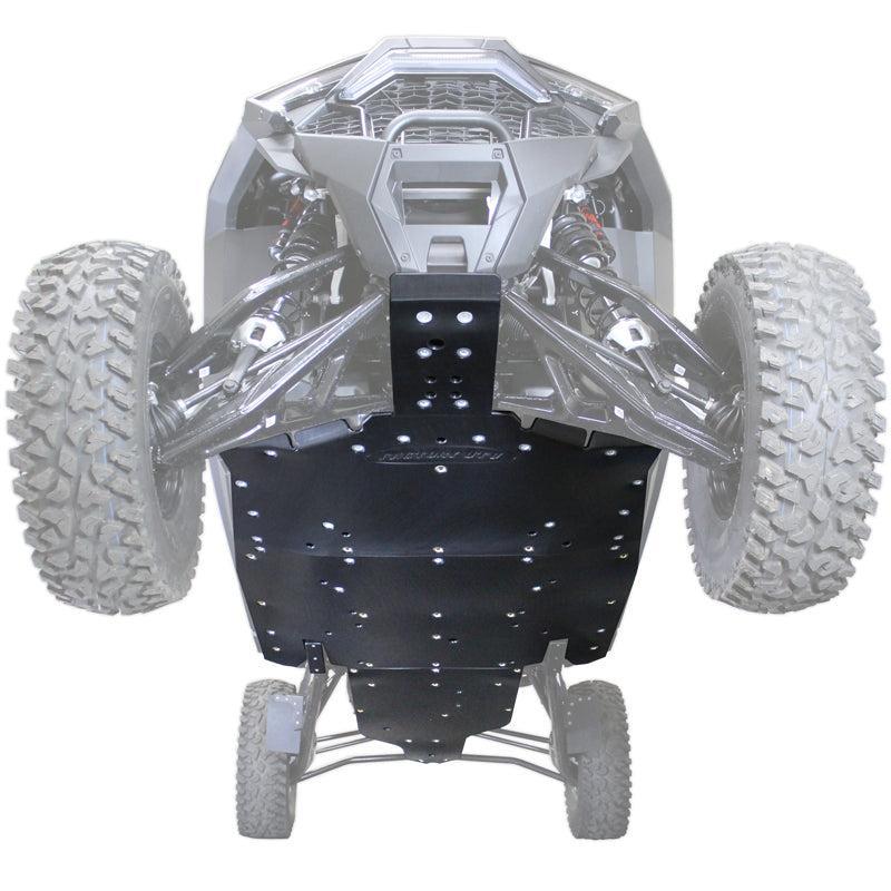 Polaris RZR Pro R 4 UHMW Skid Plate-Skid Plates-Factory UTV-3/8"-No X-Brace-Black Market UTV