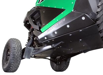 Polaris RZR PRO R UHMW Rock Sliders-Rock Sliders-Factory UTV-1/2&quot;-Install with OEM Skid Plate-Low profile-Black Market UTV