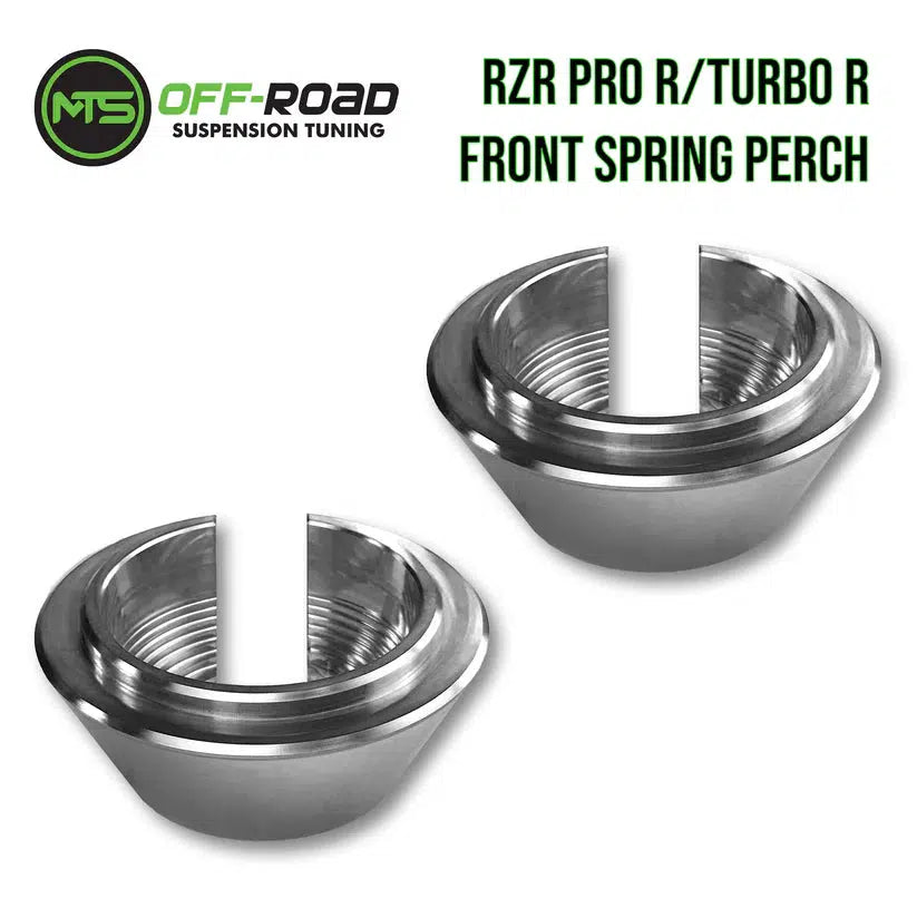 Polaris RZR Pro R/Turbo R Billet Front Spring Perch Collars - Set of 2-MTS-Black Market UTV