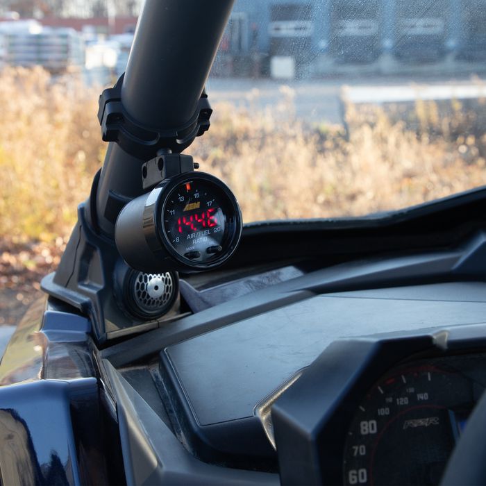 WSRD X AEM X-SERIES WIDEBAND KIT | POLARIS PRO R-Wideband Gauge-WSRD-ADD | 1-1/2" Roll Cage Clamp-Black Market UTV