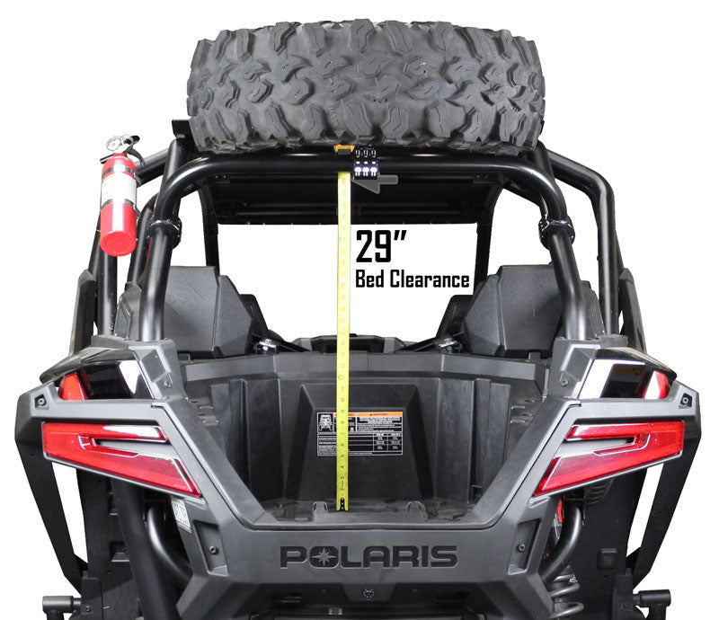 Polaris RZR Pro XP 4 Above the Roof Spare Tire Mount-Spare Tire Mounts-Factory UTV-Black Market UTV