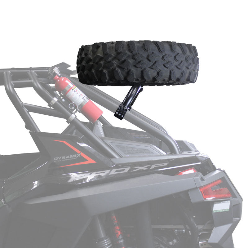 Polaris RZR Pro XP 4 Above the Roof Spare Tire Mount-Spare Tire Mounts-Factory UTV-Black Market UTV