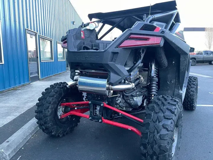 2020-2025 Polaris RZR ProXP &quot;Slip On&quot; Exhaust System-Exhaust-Treal Performance-Single Tip-Black Market UTV