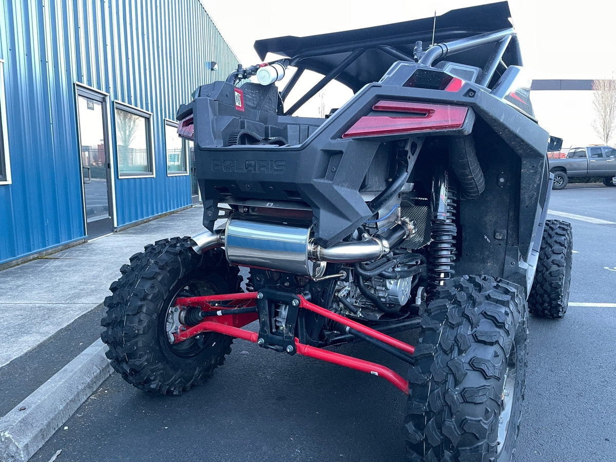 Treal Performance | 2020-2025 Polaris RZR ProXP "Slip On" Exhaust System-Exhaust-Treal Performance B2B-Single Tip-Black Market UTV