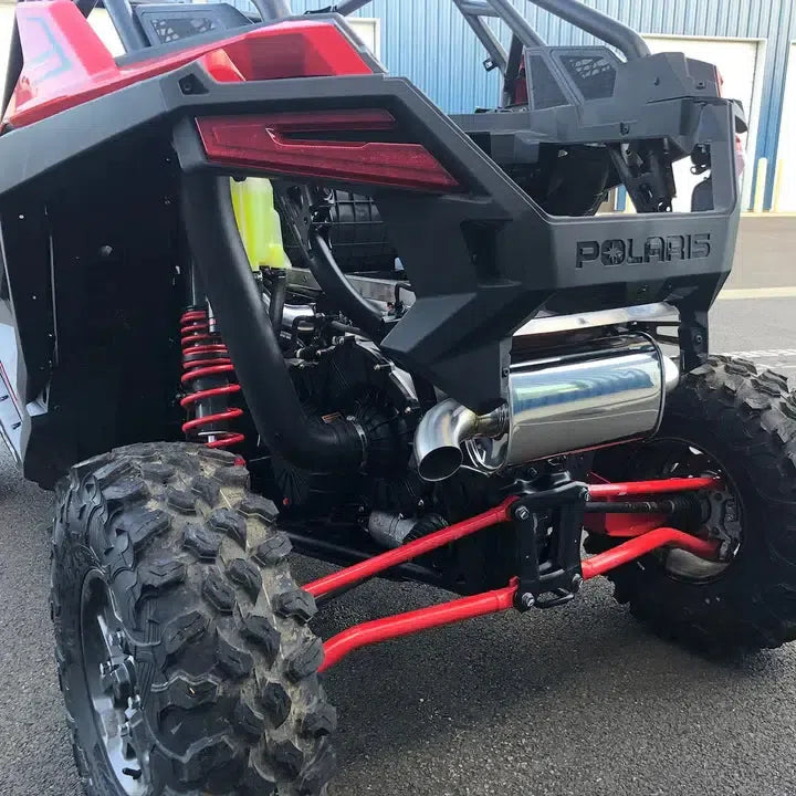 2020-2025 Polaris RZR ProXP &quot;Slip On&quot; Exhaust System-Exhaust-Treal Performance-Single Tip-Black Market UTV