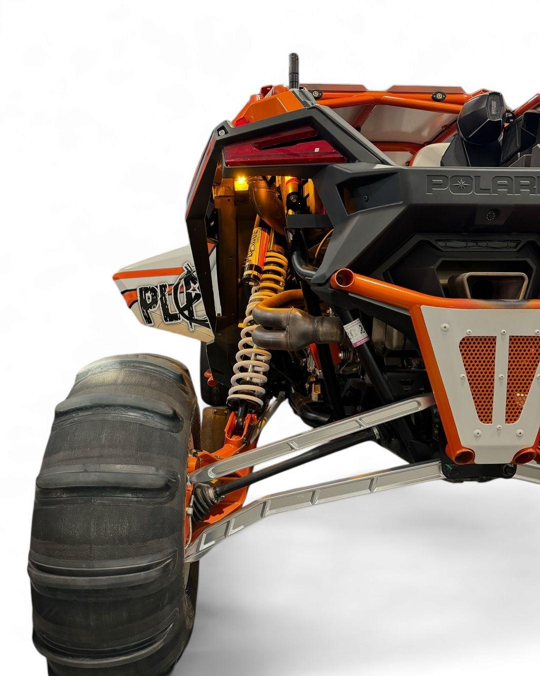 2022 to Current Polaris RZR Pro R, Pro S, Turbo R High Clearance Radius Rods in Clear Finish-Radius Rods-Elektric Offroad Design-Black Market UTV