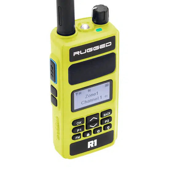 Rugged R1 - Business Band Two Way Handheld Radio - Digital and Analog-Radio-Rugged Radio-yellow-Black Market UTV