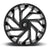 FUEL WHEELS D753 REACTION-Wheels-Fuel Wheels-18x7 +13mm-4X156-GLOSS BLACK MILLED-Black Market UTV