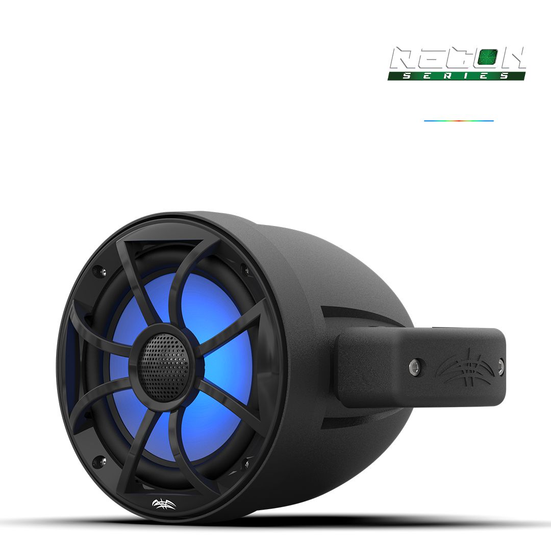 RECON 6 POD-BG | Wet Sounds™ 6.5-Inch Coaxial Tower Speakers w/ XS-Black RGB Grilles-Audio-Wetsounds-RECON 6 POD-BG-Black Market UTV