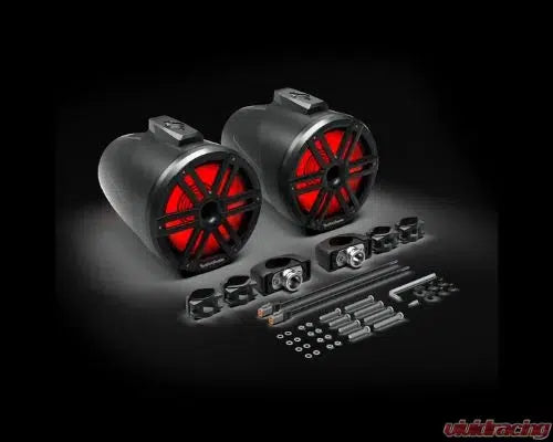 Rockford Fosgate M2 10&quot; Color Optix 2-Way Horn Loaded Tower Speakers Black-Audio-Rockford Fosgate-Black Market UTV