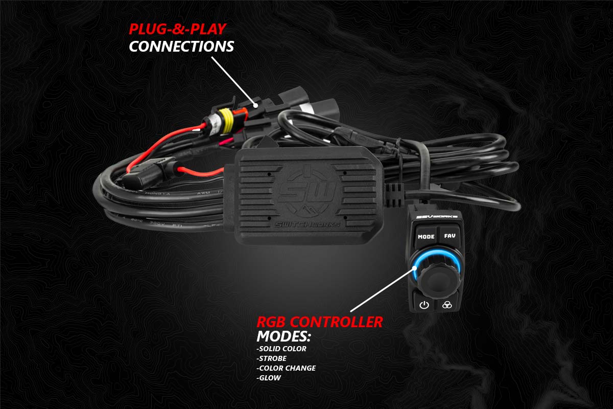 2020-2024 Polaris RZR Pro V-Spec 3-Speaker Plug-&-Play System for Ride Command-Audio-SSV Works-Black Market UTV