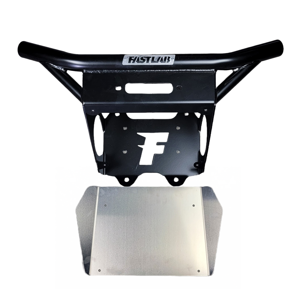 Fastlab Winch Bumper for Polaris RZR Pro R / Turbo R-RZR Protection-FastLab UTV-Black-No winch-Black Market UTV