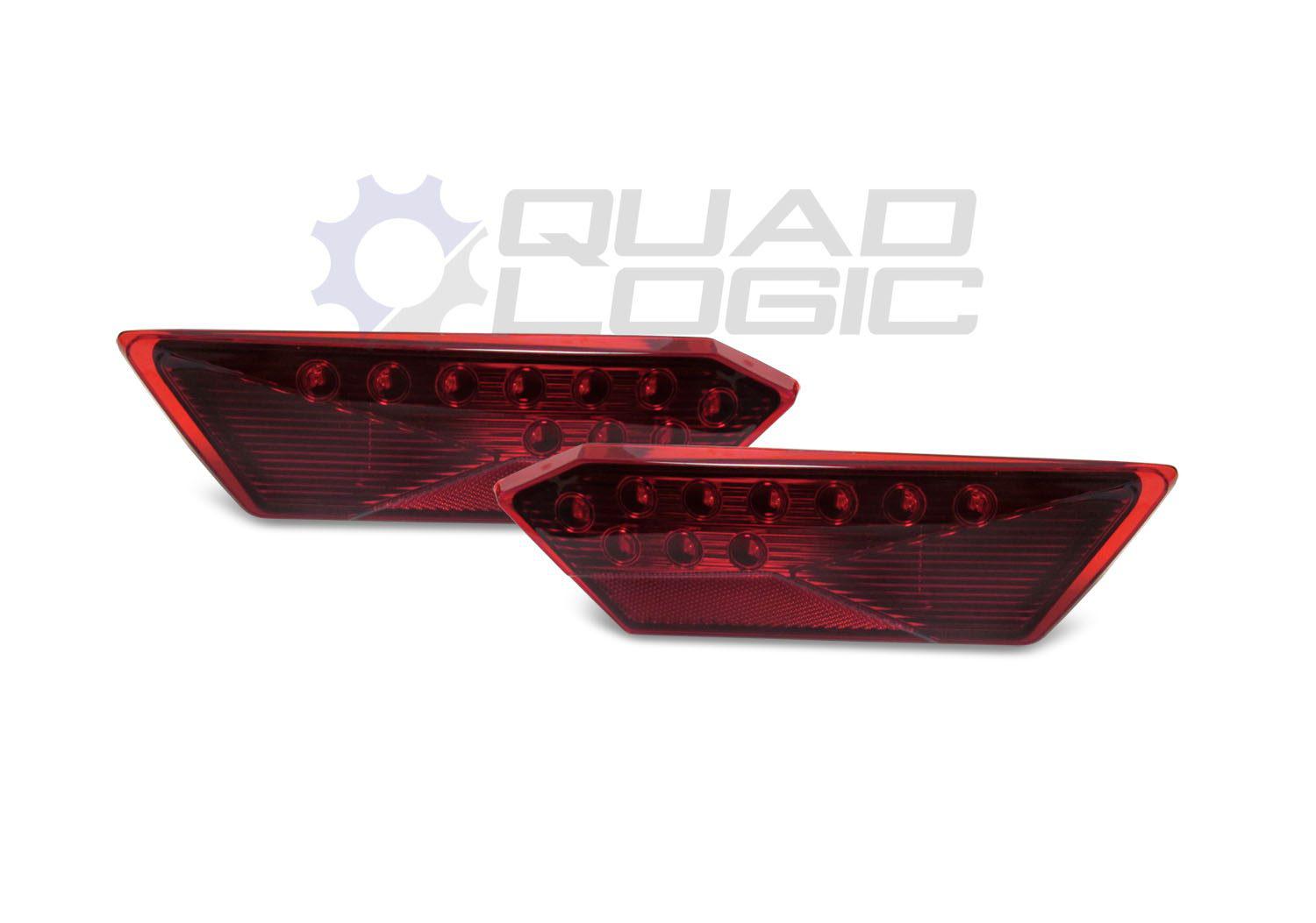 RZR Turbo Replacement Tailights-Tail Lights-Quad-Logic-BLACK-Black Market UTV