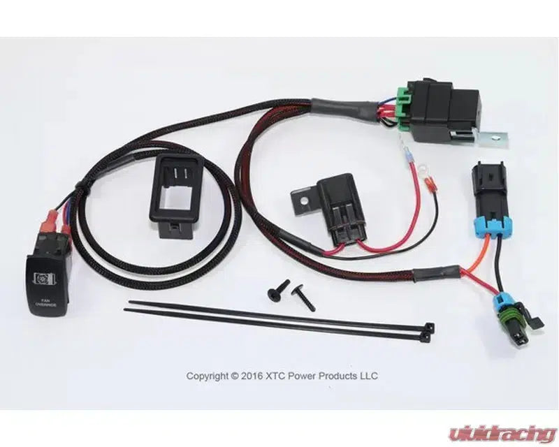 Plug & Play Coolant Fan Override Switch Kit for Polaris RZR XP Turbo 2016-Switch-XTC-Black Market UTV