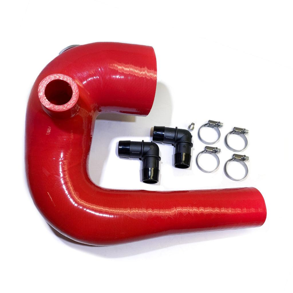 2016-2021 Polaris RZR XP Turbo V-Flow Intake Boot (Airbox to Turbo)-INTAKE &amp; EXHAUST VALVES-EVP-Red-Black Market UTV