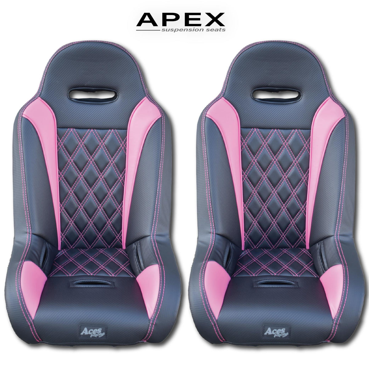 (Apex) Polaris RZR 170 and 200 Seats-Seats-Aces Racing-Black-No Harnesses-RZR 170-Black Market UTV