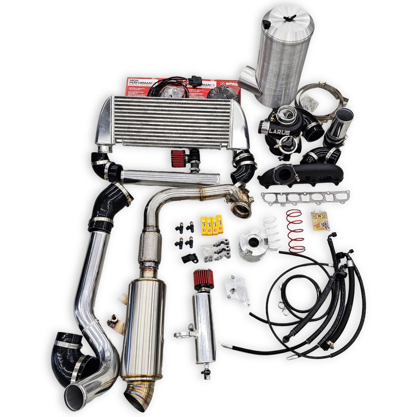 RZR PRO R 4 CYLINDER PREMIUM TURBO KIT-Big Turbo-Larue-91 Pump Gas Tune-Black Market UTV