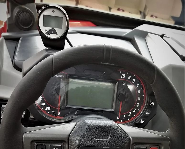 Gauge Cluster Mount 20-&#39;23 Polaris RZR XP PRO, PRO R, TURBO R-Gauge Mount-Larue-Left-Black Market UTV