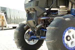 DOUBLE DOWN MUFFLER WITH HIGH FLOW DOWNPIPE FOR RZR PRO XP-Muffler-Boondocker-No Spark Arrestor-Black Market UTV