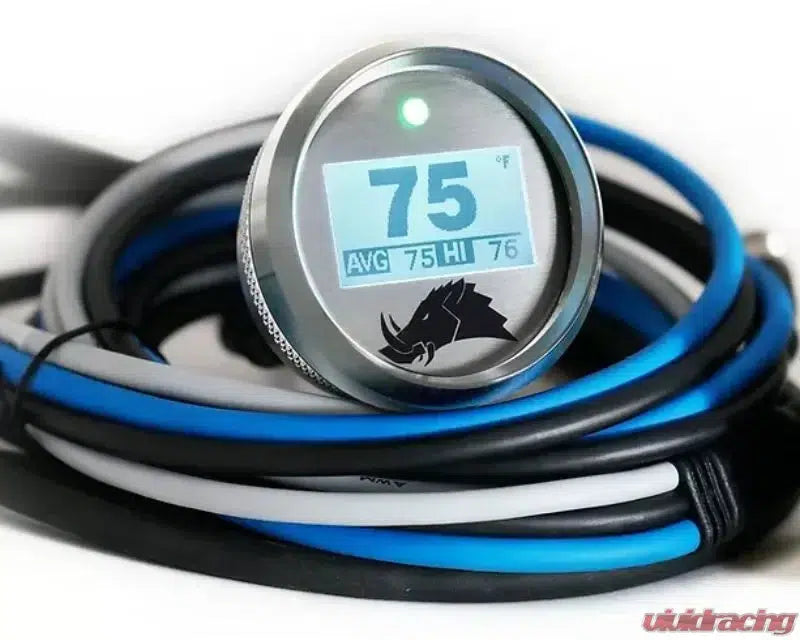 Dimmable Belt Temperature Gauge 9 ft 3.2-Gauge-Razorback-Black Market UTV