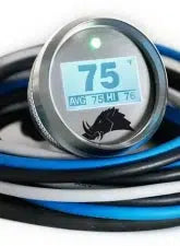 3.2 Dimmable Belt Temperature Gauge-Belt Temp Gauge-Razorback-12 ft-Black Market UTV