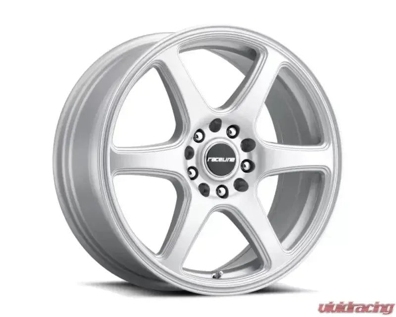 Raceline 146S Matrix Gloss Silver Wheel-Wheels-Raceline-14X5.5 4X100|4X114.3 35mm-Black Market UTV